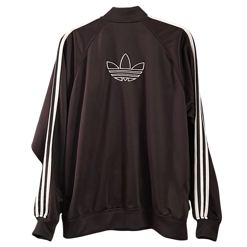 Adidas Mens Superstar Track Jacket Vintage‎ Trefoil Logo 90's Black White Size M